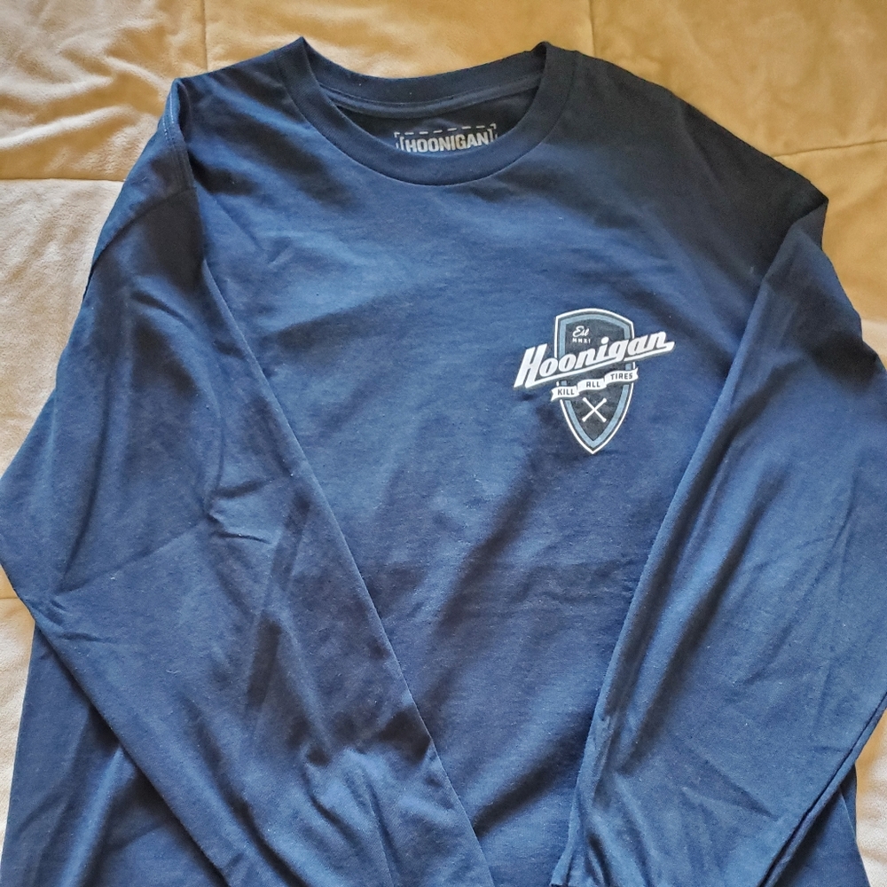 Hoonigan Long Sleeve Graphic Tee XL Ken Block Dark blue FREE STICKER